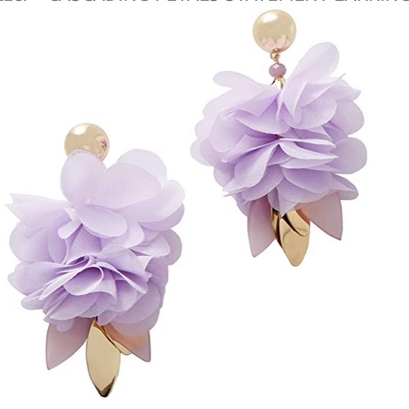 Lilly Pulitzer Jewelry - Lilly Pulitzer CASCADING PETALS STATEMENT EARRINGS